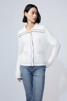 Lily Lapel Knitted Cardigan | LILY ASIA