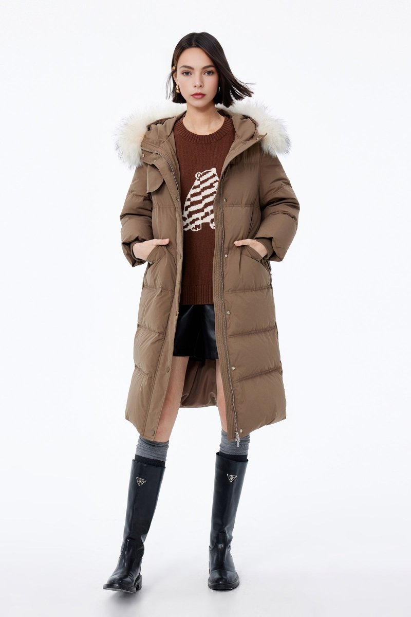 LILY Long Hooded Down Jacket | LILY ASIA