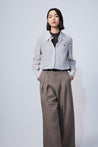 LILY Retro Plaid Fashion Long-Sleeved Shirt | LILY ASIA