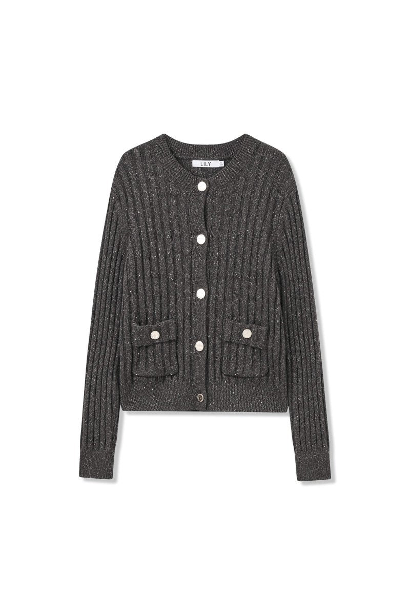 LILY Sheep Wool Knitted Cardigan | LILY ASIA