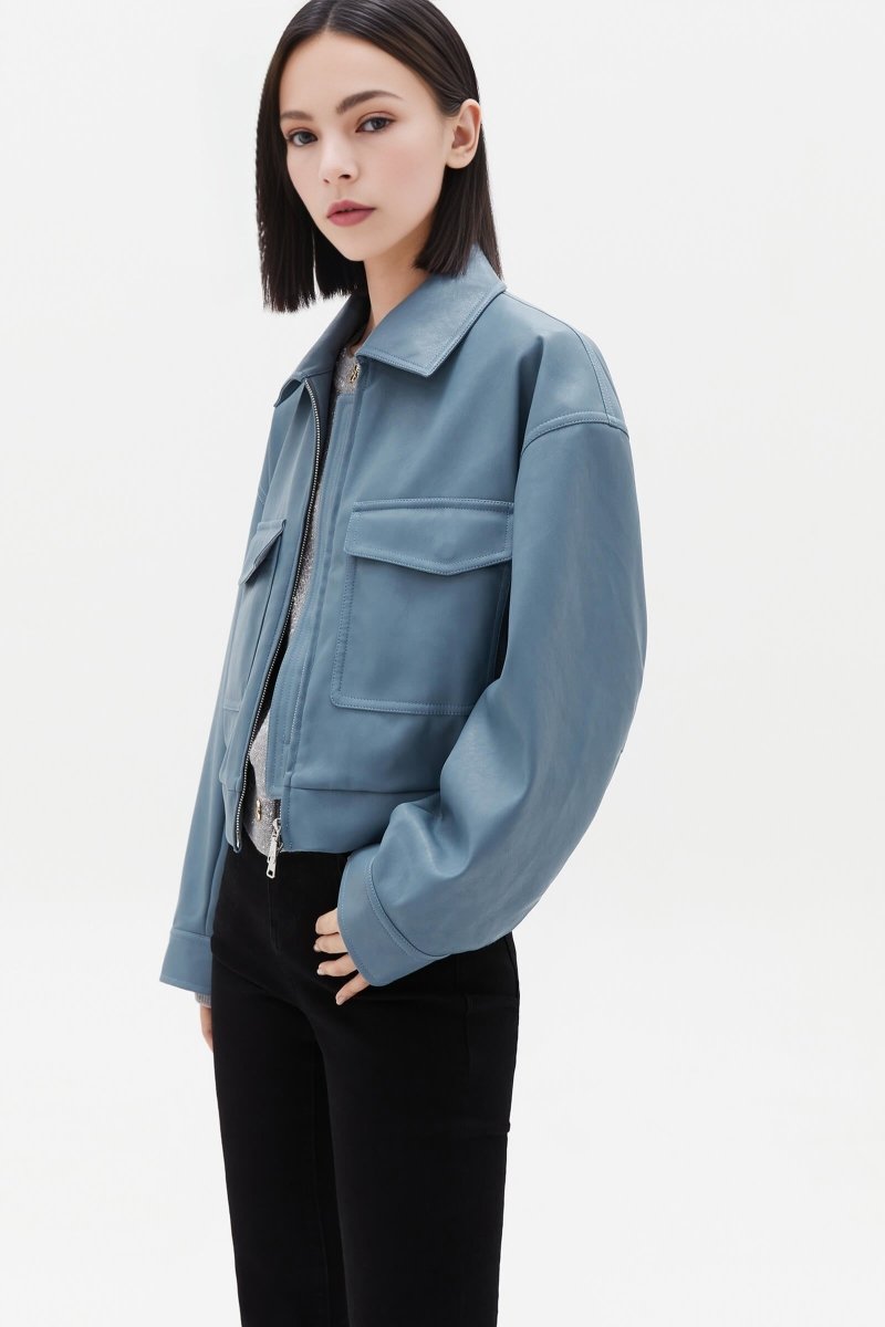 LILY Soft PU Workwear Jacket | LILY ASIA