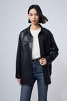 LILY Sweet Cool Fashion Pu Shirt Jacket | LILY ASIA