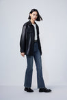 LILY Sweet Cool Fashion Pu Shirt Jacket | LILY ASIA