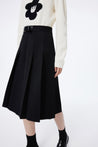 LILY Unique Belted High-Waisted Midi Skirt | LILY ASIA