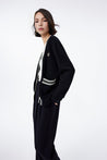 LILY Vintage Color-Block Wool Knit Cardigan | LILY ASIA