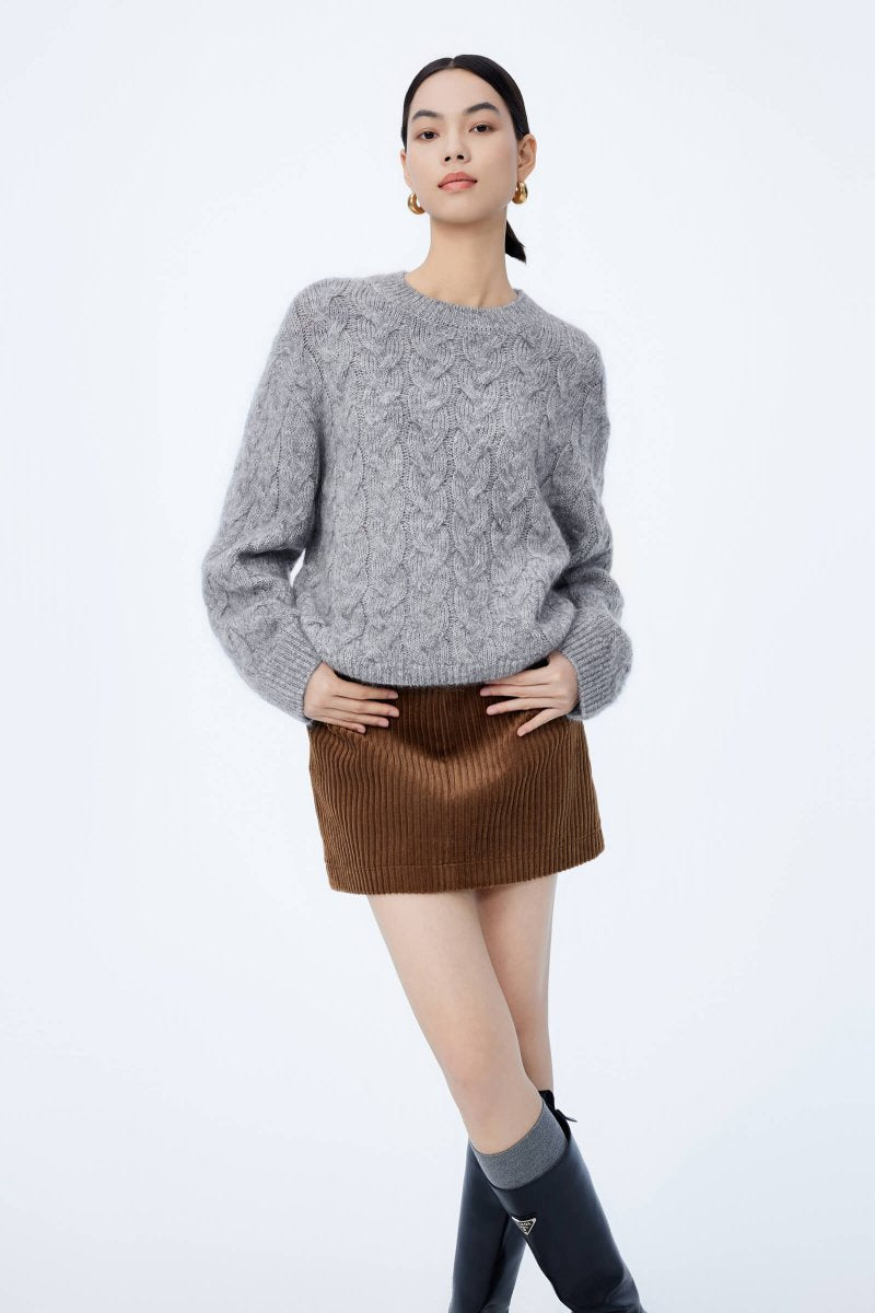 LILY Vintage Jacquard Knit Sweater | LILY ASIA