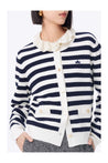 LILY Vintage Striped Knit Cardigan | LILY ASIA