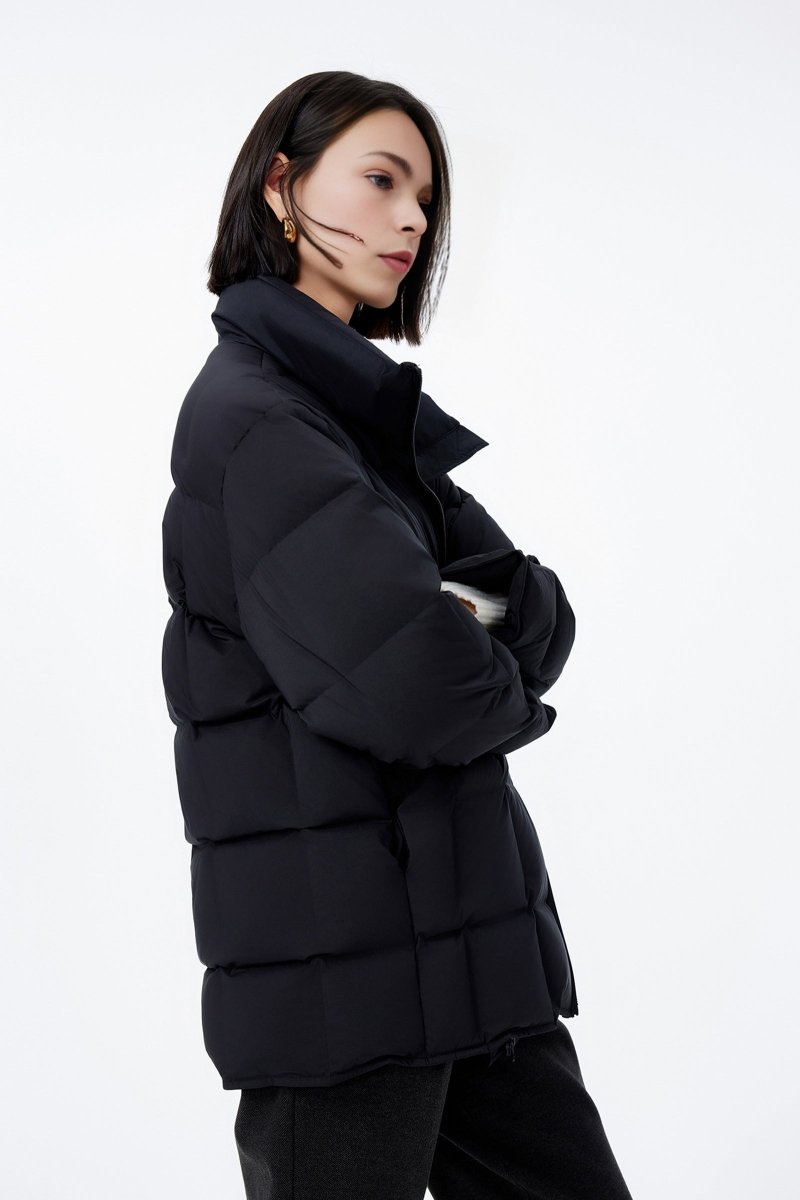 LILY Warm Stand Collar Down Jacket | LILY ASIA