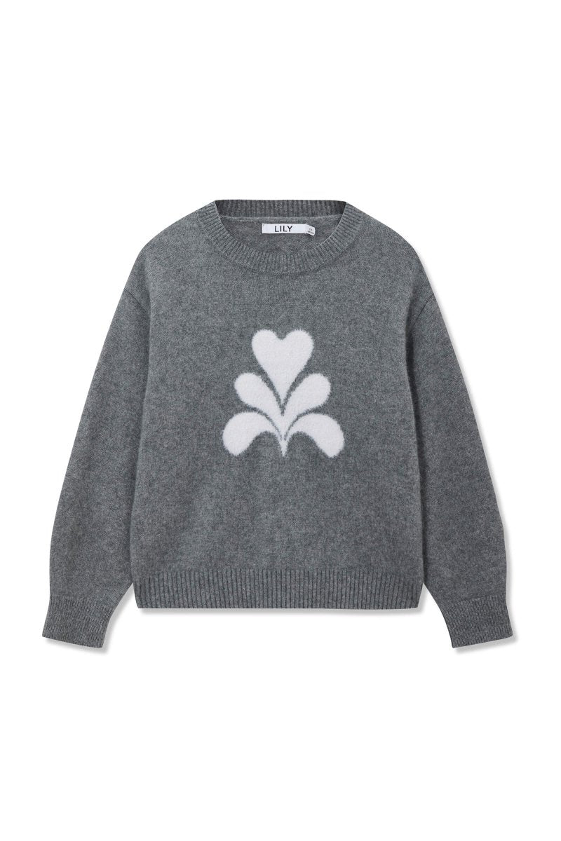 LILY Wool-Blend Elegant Knit Sweater | LILY ASIA