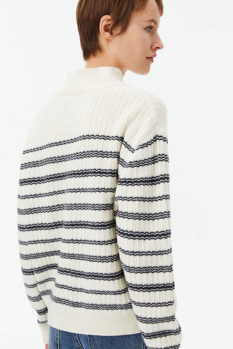 LILY Wool-Blend High-Neck Knit Sweater | LILY ASIA