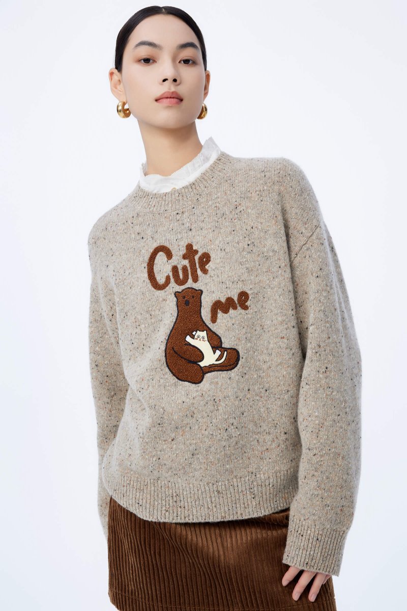 LILY Wool Playful Little Panda Sweater | LILY ASIA