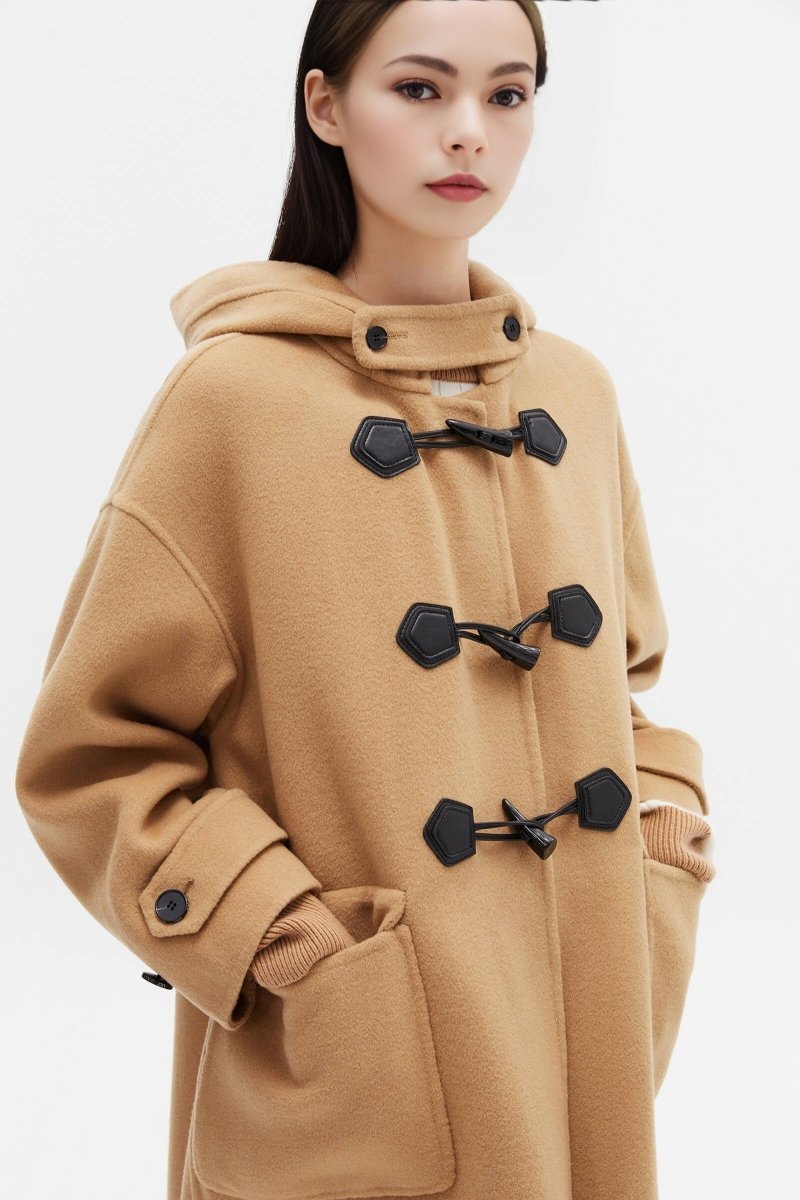LILY Woolen Coat with Horn Buttons | LILY ASIA