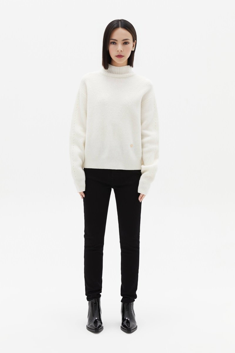LILY Woolen Half Turtleneck Sweater | LILY ASIA