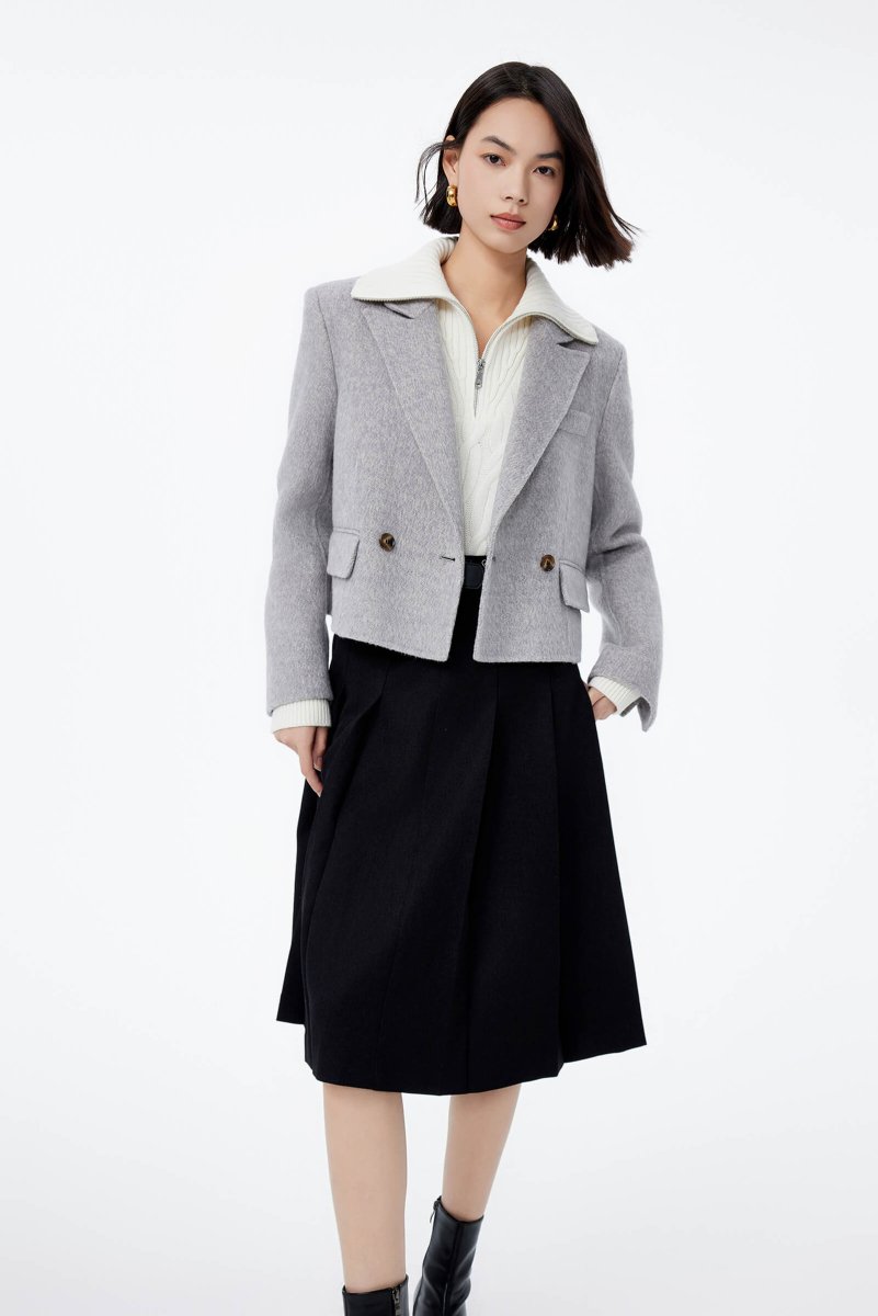 LILY Woolen Short Overcoat | LILY ASIA