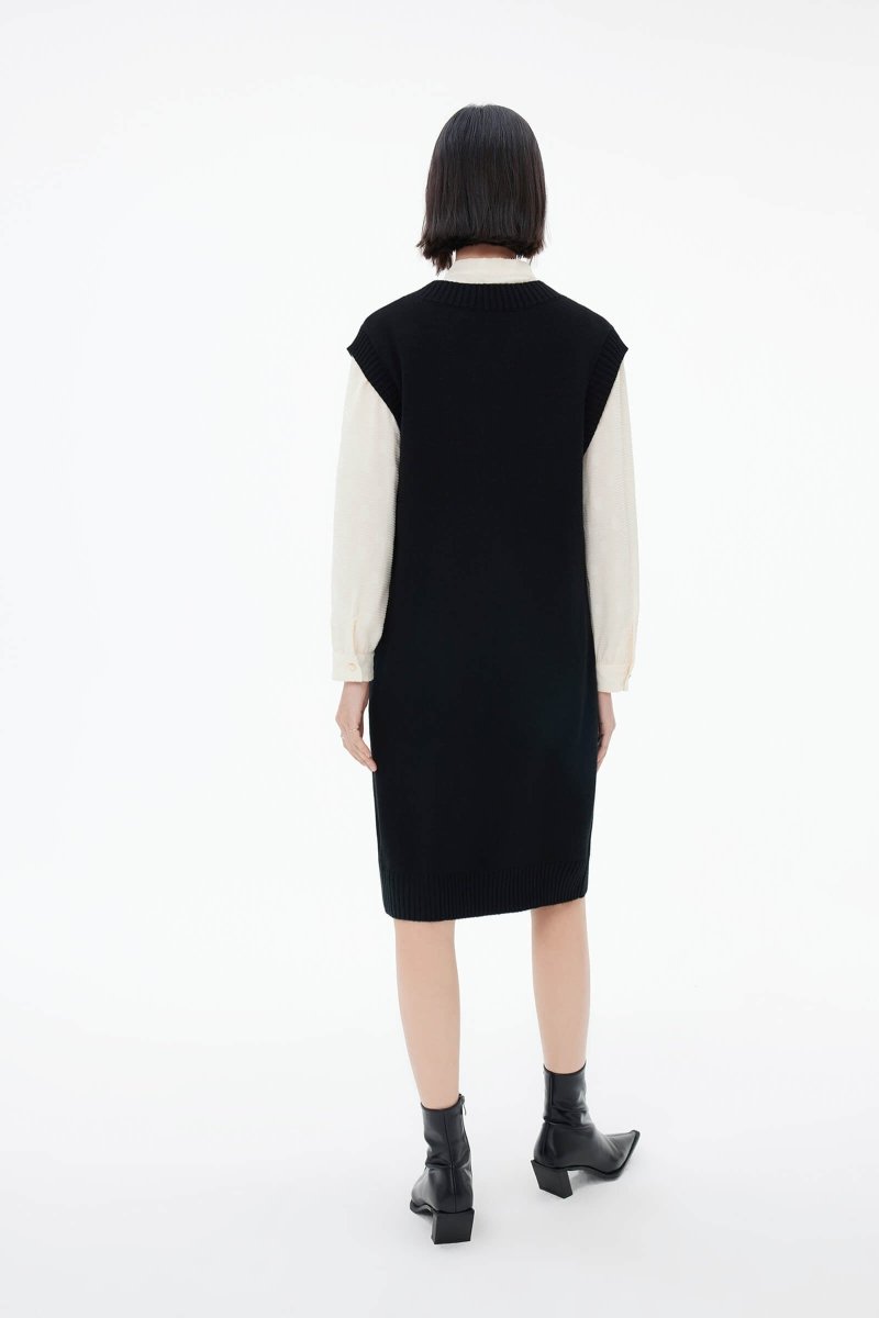Medium-Length Knitted Dress | LILY ASIA