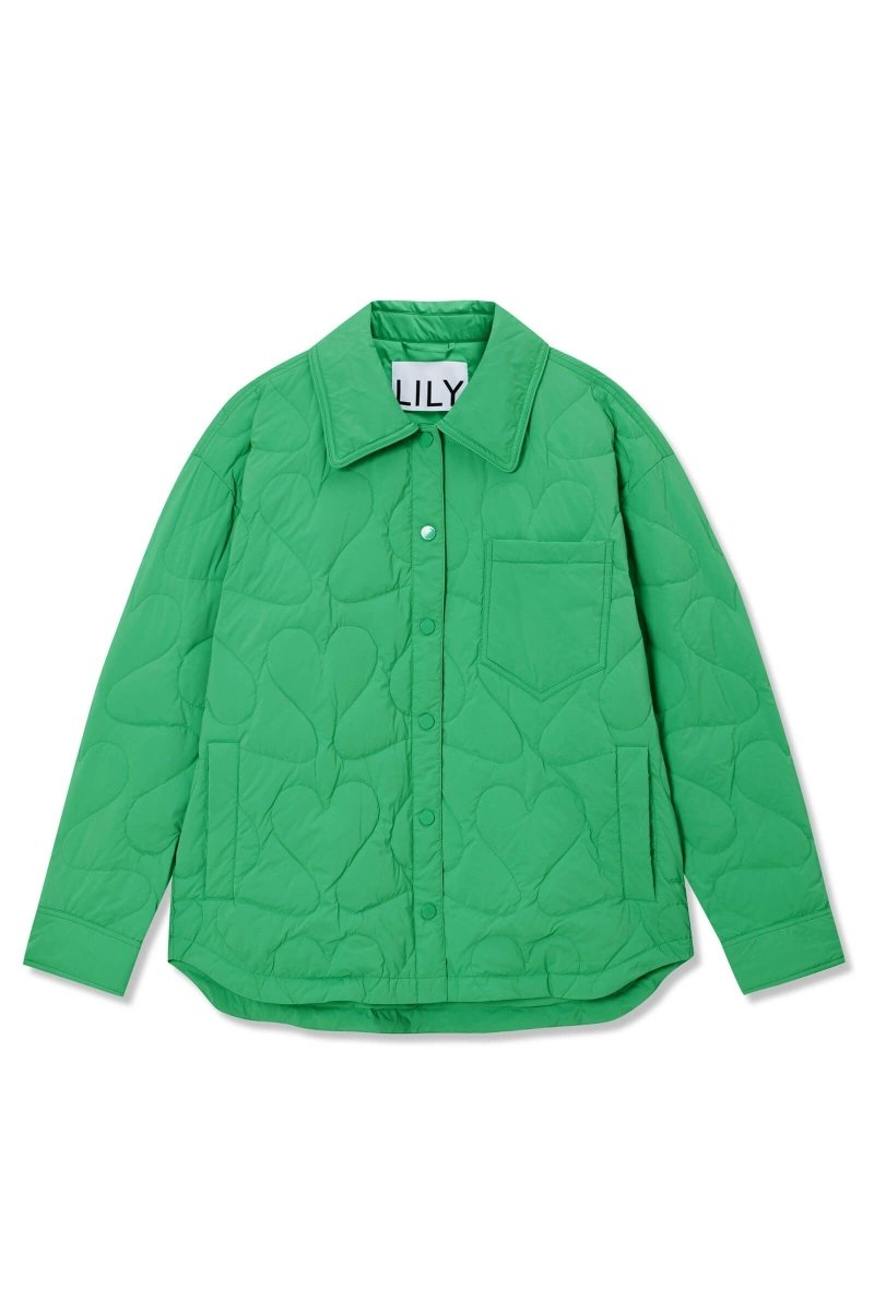 PATTERN QUILTED DOWN JACKET | LILY ASIA