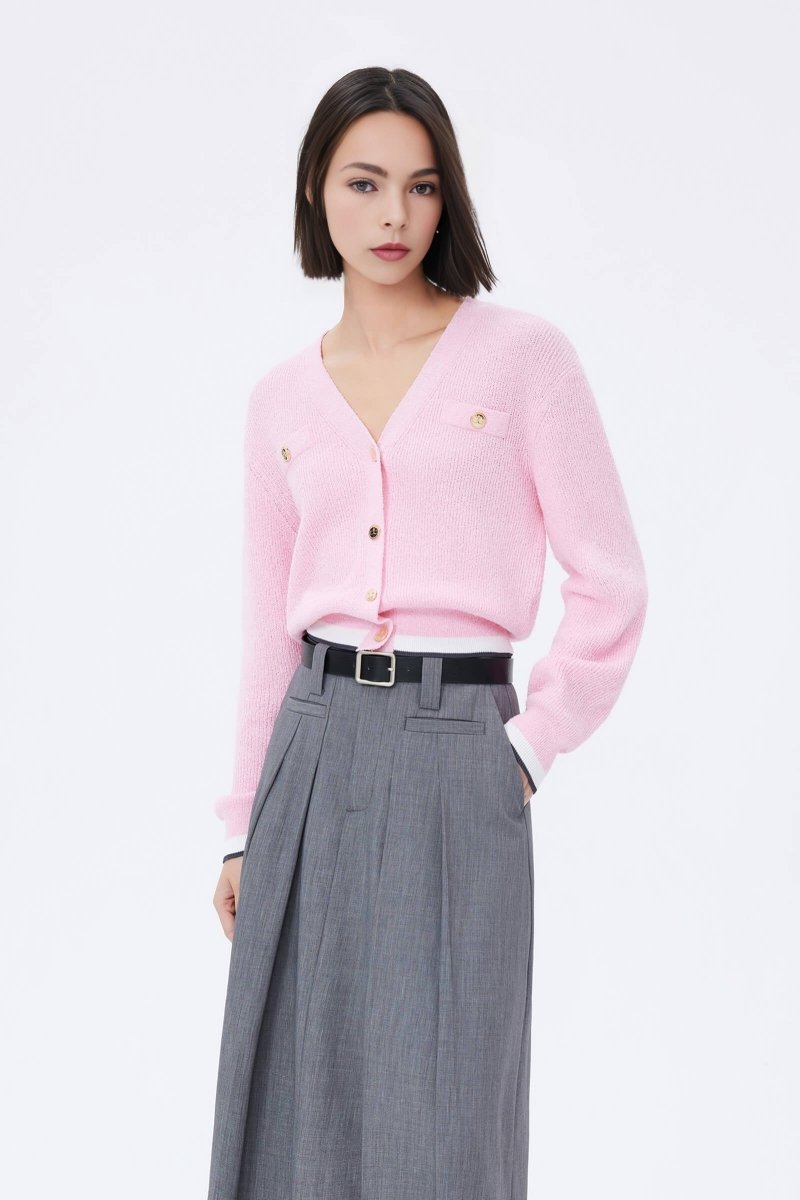 Short Knit Cardigan | LILY ASIA