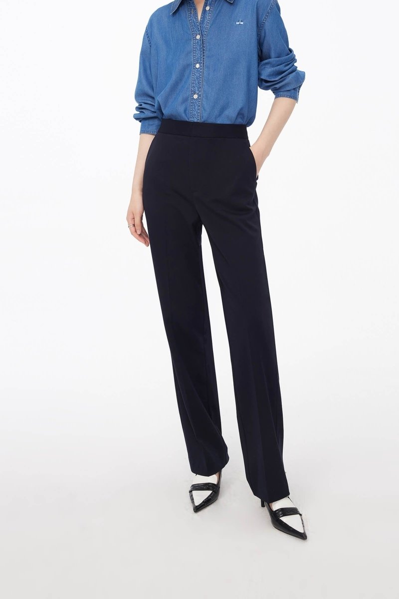 Straight-Leg Casual Suit Pants for Women | LILY ASIA