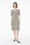Striped Knit Dress | LILY ASIA
