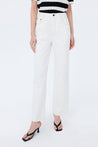 Three-Proof Straight White Jeans | LILY ASIA