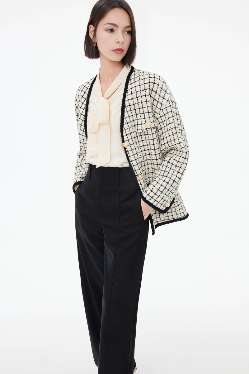 Tweed-Inspired Short Jacket | LILY ASIA