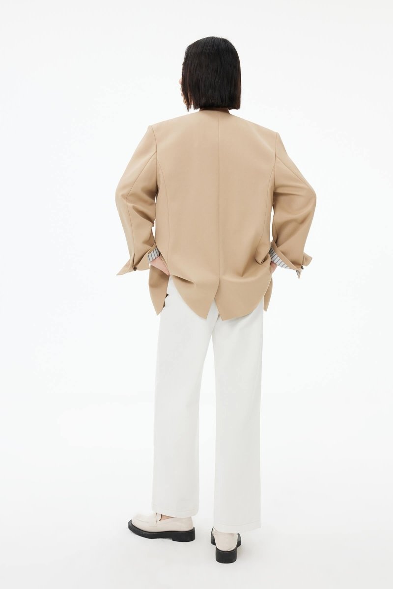 Unique Open-Front Suit Jacket | LILY ASIA