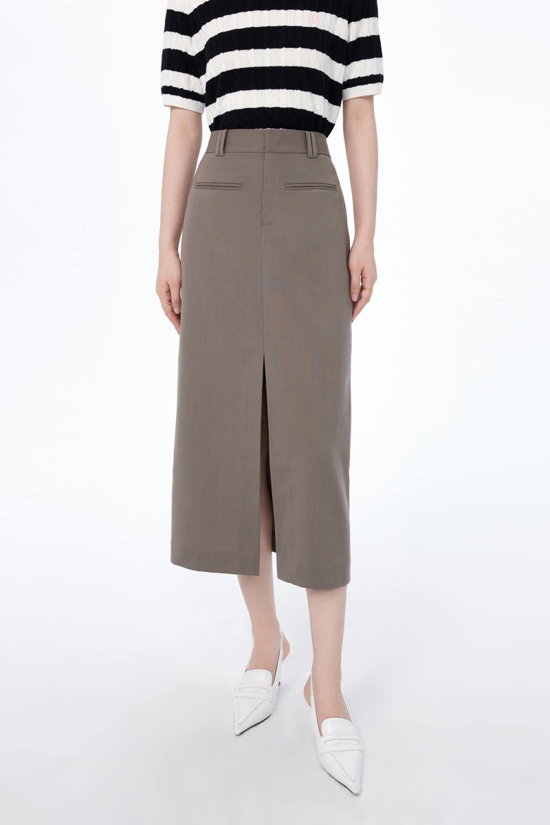 Urban and Professional Midi Skirt | LILY ASIA