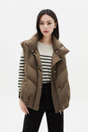 Windproof High-Neck Oversized Down Jacket | LILY ASIA